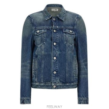26 FW MM6 메종 마르지엘라 롱슬리브 데님 재킷 961 S62AN0180M30058