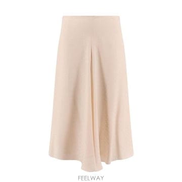 26 FW 펜디 FF 프린트 플레어 미디 스커트 F1RX0 FQ7655AUQG