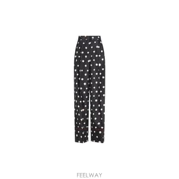 26 FW 펜디 도트 패턴 스트레이트 팬츠 F0GME FR6678AVJQ