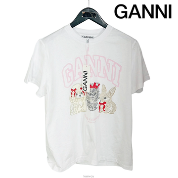 GANNI ���Ϲ߼� 26SS ���� ���� �ִϸ� ����Ʈ ����Ƽ���� A1050029 151 100%��ǰ���Ϲ߼� 26SS ���� ���� �ִϸ� ����Ʈ ����Ƽ���� A1050