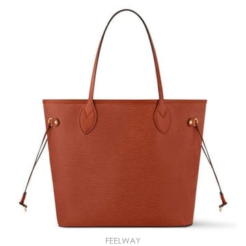 26 FW 루이비통 Neverfull 네버풀 MM 에피 그레인 레더 이너파우치 숄더백
