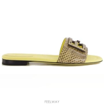26 FW 펜디 바게트 로고 디테일 슬라이드 F1SZ9 8R8136AU30