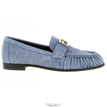 26 FW 펜디 바게트 로고 플라크 개더드 로퍼 F0RU7 8D8756AY9D