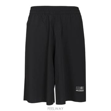 26 FW MM6 메종 마르지엘라 x 살로몬 러닝 밴딩 쇼츠 블랙 SH0MU0017M35417