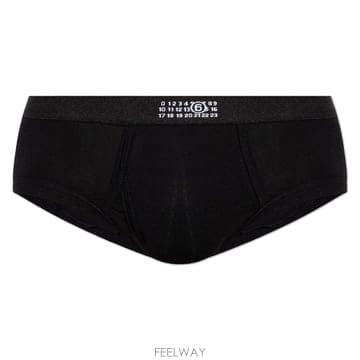 메종마르지엘라 로고 자수 브리프