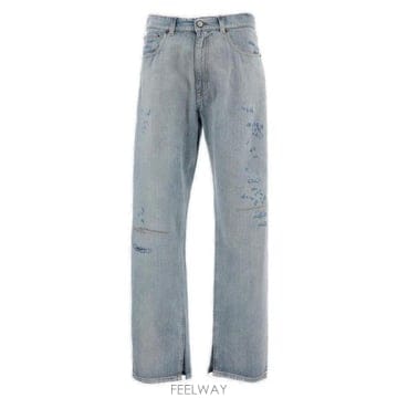 26 FW MM6 메종 마르지엘라 디스트레스트 데님 진 962 SH0LA0033M30055