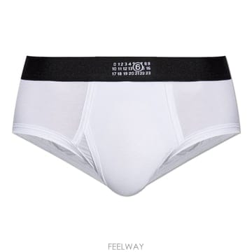 메종마르지엘라 로고 자수 브리프