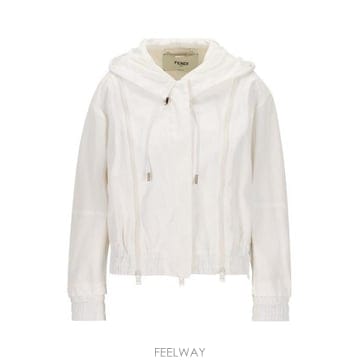 26 FW 펜디 더블 지퍼 후드 자켓 F0ZNM FJ7721AW9B