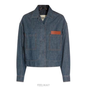 26 FW 펜디 싱글 브레스트 데님 자켓 F0QB0 FLF861AW8H