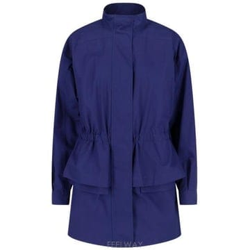 26 FW 펜디 하이넥 드로스트링 웨이스트 포플린 파카 F1W0A FJ7709AW7V