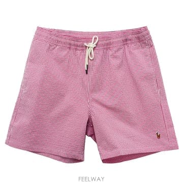 논현 더팩토리 26FW 폴로 랄프 로렌 포니 자수 스윔 쇼츠 팬츠 리조트 로즈 710957784 500