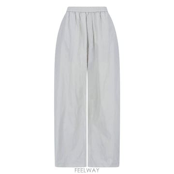 26 FW MM6 메종 마르지엘라 밴딩 웨이스트 와이드 팬츠 850 S52KA0542M35732