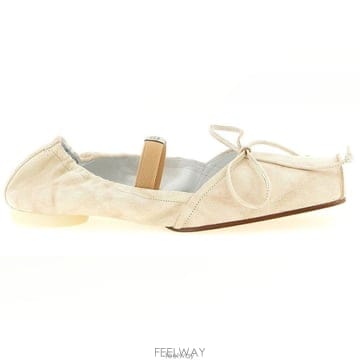 26 FW MM6 마르지엘라 엘라스틱 스트랩 발레리나 플랫 S66WZ0037P7706