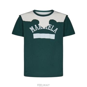 26 FW 메종 마르지엘라 디스트레스드 크루넥 티셔츠 621 S67GC0029S24607