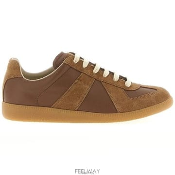 26 FW 메종 마르지엘라 레이스업 스니커즈 브라운 T2370 S57WS0236P1895