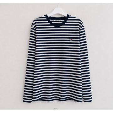 Maison Kitsune [�߰�] ����Ű���� ���� Ƽ���� Ʈ���÷� ���� ���̺� FU00115KJ0044[�߰�] ����Ű���� ���� Ƽ���� Ʈ���÷� ���� ���̺� FU0