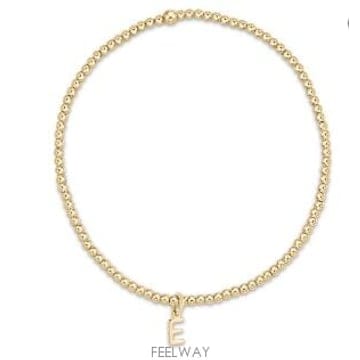 | Other Brand | Classic gold 2mm bracelet - respect gold charm Ŭ���� ����� ����Classic gold 2mm bracelet - respect gold charm Ŭ���� 