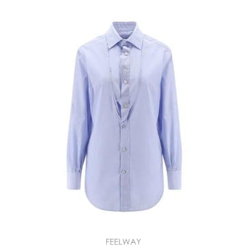 26 FW 메종 마르지엘라 버튼 프린지 셔츠 471 S29DT0018S43001