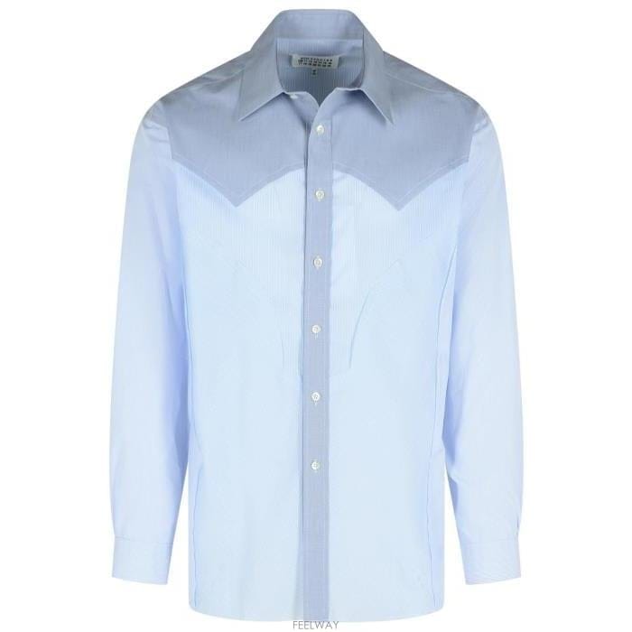 26 FW 메종 마르지엘라 스트라이프 셔츠 961 S50DT0062MTN110