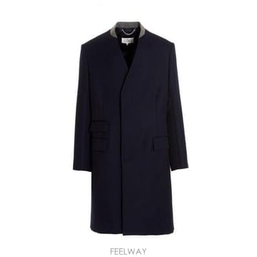 26 FW 메종 마르지엘라 싱글 브레스티드 코트 524 SI1AA0001S48109