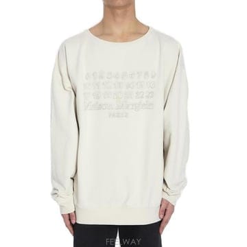 26 FW 메종 마르지엘라 넘버즈 모티프 크루넥 스웨트셔츠 103 S50GU0230M25017