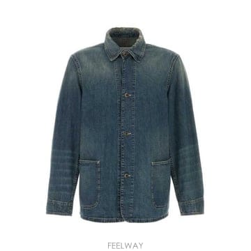 26 FW 메종 마르지엘라 디스트레스드 데님 카반 자켓 962 S50AM0658M30021