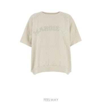 26 FW 메종 마르지엘라 로고 엠브로이더드 라운드넥 티셔츠 103 S50GU0229M25021