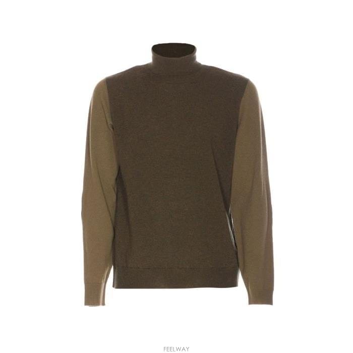 26 FW 메종 마르지엘라 투톤 터틀넥 니트 점퍼 004F S67HL0012M13177