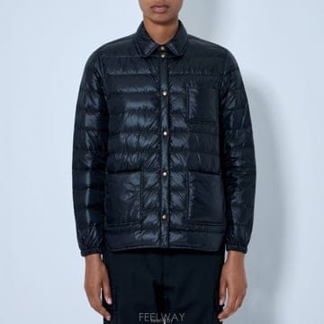 26 FW 몽클레어 Fouine 포켓 패치 퀼트 패딩 셔츠 L2093 1A00023 597YG 999