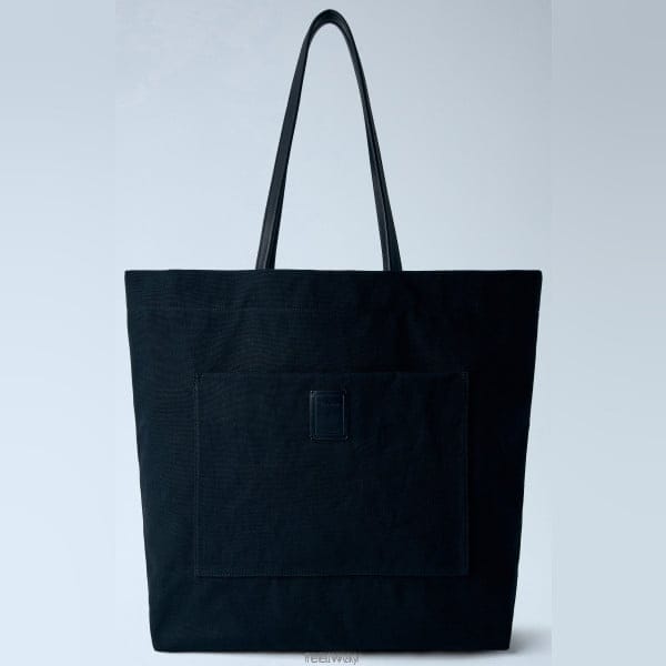 26 FW 더로우 Tori 레더 탑핸들 캔버스 토리 토트백 W2115M W012 BBLCS