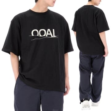 구템즈 26SS 나나미카 OOAL 그래픽 반팔 티셔츠 S25FT006E BLACK