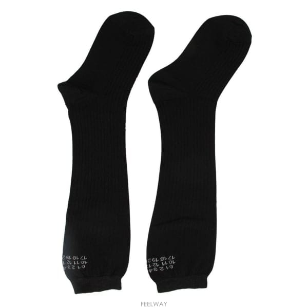 메종 마르지엘라 숫자 모티프 양말 블랙