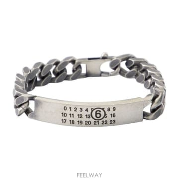 26 FW MM6 메종 마르지엘라 클래식 체인 팔찌 954 SM6UY0049SV0235