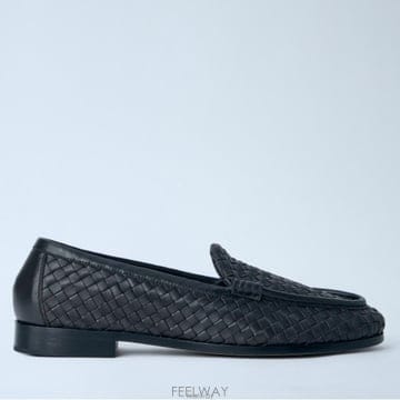 26 FW 보테가 베네타 Silenzio 인트레치아토 레더 다크브라운 867565 V2ED0 2006