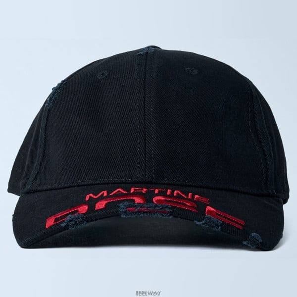 26 FW 마틴 로즈 디스트레스트 로고 디테일 베이스볼 1254WP13002 BLK