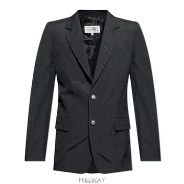 26 FW MM6 메종 마르지엘라 싱글 브레스티드 블레이저 899 SH2BN0016M35436