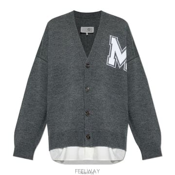 26 FW MM6 메종 마르지엘라 투인원 니트 가디건 855M SH0HP0012M13206