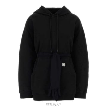 26 FW MM6 메종 마르지엘라 타이 디테일 후드 미니 드레스 900 S52DA0083M25025