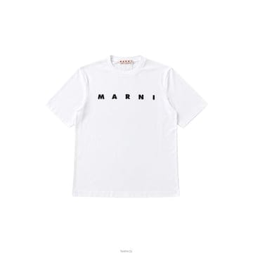 마르니 키즈 반팔 티셔츠 화이트
