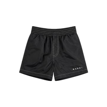 마르니 로고 포켓 수영 쇼츠 블랙