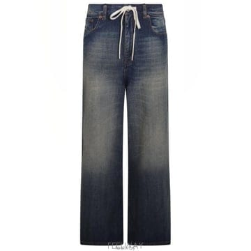 26 FW MM6 메종 마르지엘라 드로스트링 와이드 레그 진 962 S52LA0262M30017