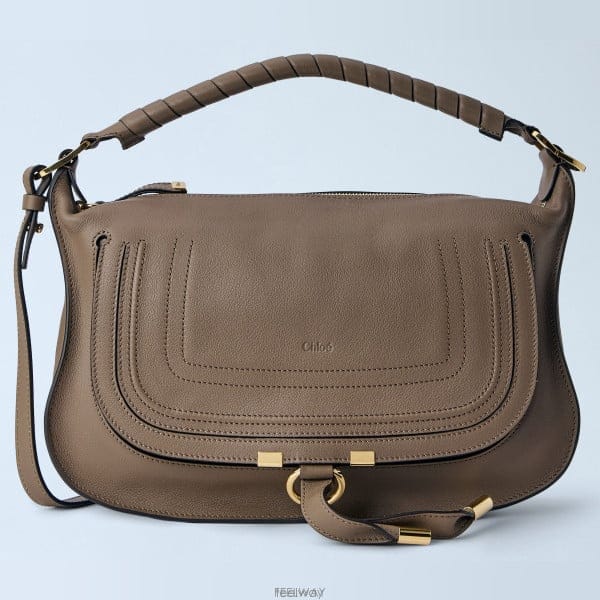 26 FW 끌로에 S Marcie 커브드 레더 스몰 마르씨 숄더백 CH26SS882R3528H