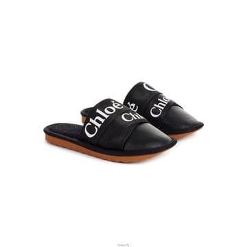 26SS 우디 로고 스트랩 블로퍼 블랙 CHC21A489R4 001