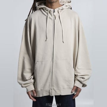 26 FW 메종 마르지엘라 오버사이즈 지퍼 후드티 106 S50HG0052M25017