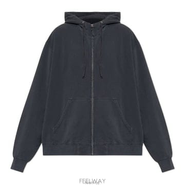 26 FW 메종 마르지엘라 오버사이즈 지퍼 후드티 860 S50HG0052M25017
