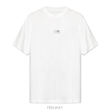 26 FW MM6 메종 마르지엘라 숏슬리브 크루넥 티셔츠 화이트 101 SH0GC0032M20170