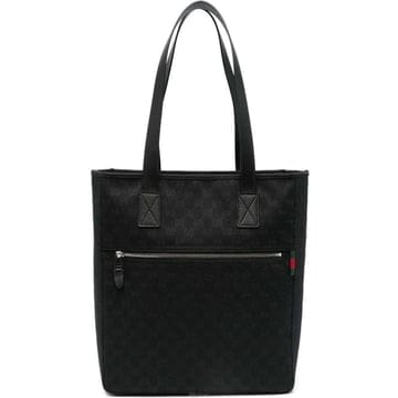 (당일) 26SS 구찌 GG 캔버스 미디움 블랙 토트백 834796 FAEPS 1060