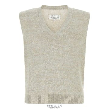26 FW 메종 마르지엘라 브이넥 니트 베스트 003F S50FB0115M13152