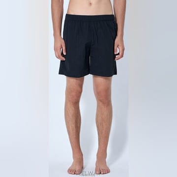 26 FW 몽클레어 블랙 로고 패치 밴딩 스윔 쇼츠 BLK L2091 2C00003 N0189 P99