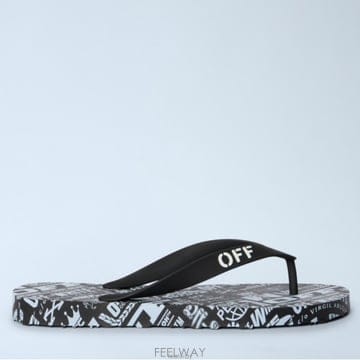 26 FW 오프화이트 Off Stamp 스탬프 플립플랍 샌들 OMIO001F25MAT0010C10